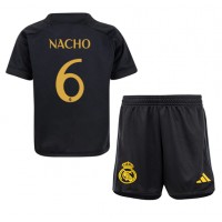 Real Madrid Nacho #6 Tretí Detský futbalový dres 2023-24 Krátky Rukáv (+ trenírky)